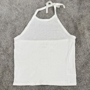American Eagle Outfitters White Halter Camisole